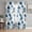 Blue, variant on Blue Floral Sheer Curtains for Living Room Bedroom Vintage Cornflower Leaves Rustic Plants Sheer Curtains 54 Inch Long 2 Panels Set Light Filtering Curtain Window Treatments Drapes for Dining Room