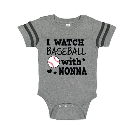 

Inktastic I Watch Baseball with My Nonna Gift Baby Boy Bodysuit