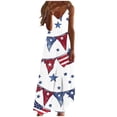 thumbnail image 2 of Womens Summer Dress Summer Dresses for Women Summer Dresses For Women Print Sleeveless Round Neck Dress Casual Long Dresses C Multicolor L, 2 of 5