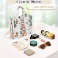 thumbnail image 5 of FORMRS Womens Corduroy Tote Bag Crossbody Shoulder Handbag with Pocket, Holiday Train, 5 of 7