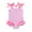 Pink, variant on MAMAMI Baby Girls Swimsuit Summer Stripe One-Piece Bathing Suit for Girl,Size 9M-4Y