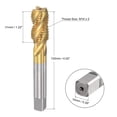 thumbnail image 2 of Unique Bargains M16 x 2 High Speed Steel Machine 4 Spiral Flutes Thread Tap Titanium Plated, 2 of 6