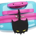 thumbnail image 2 of Batman Bat Signal and Mask Molded Rubber Luggage Tags (Set of 2), 2 of 7