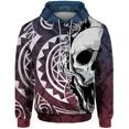 thumbnail image 3 of Sudadera con capucha de otoño para hombre, sudadera con capucha con estampado de guerrero gótico y calavera, sudadera con capucha para hombre, ropa Y2k, sudaderas, ropa, 3 of 5