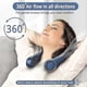 thumbnail image 4 of 2026 Bladeless Neck Fan, 4000mah Usb Rechargeable Personal Fan, 3 Speeds, 360 Surround Fan, Faster Cooling, Quiet Design, 4 of 5