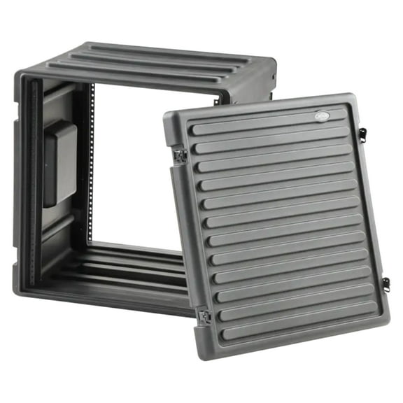 SKB 12U Roto Rack Case Polyethylene Gear Protector, Stackable, Waterproof, Black