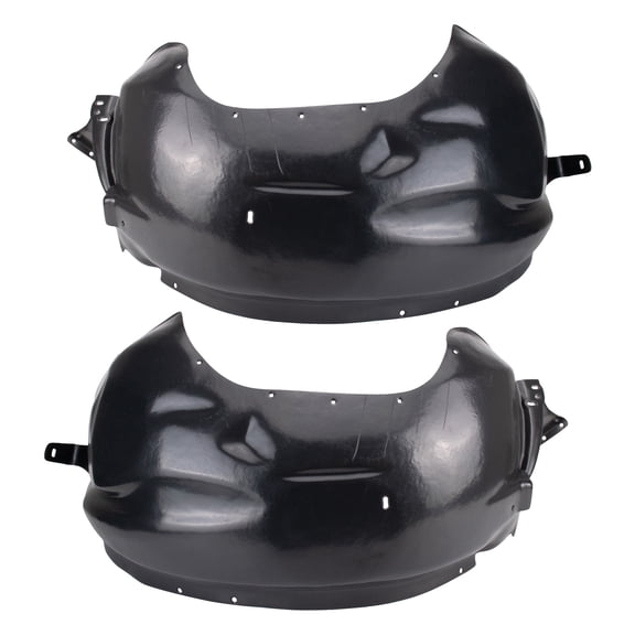 TRQ Front Inner Fender Liner Set Fits Select 2003-2006 Lincoln Navigator FO1248124 FO1249124