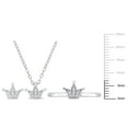 thumbnail image 2 of Everly Women's Created Sapphire Sterling Silver Jewelry Set, 2 of 9