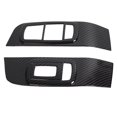 thumbnail image 4 of Panel de interruptor de ventana de estilo de fibra de carbono, 2 uds., bisel, adaptaciones de coche, reemplazo para Dodge Challenger 2015-2021, 4 of 5