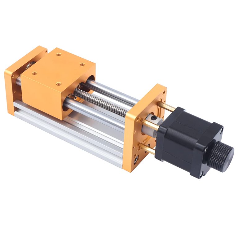 Miumaeov CNC3018plus Metal CNC Z Axis Stroke, 85mm Stepping Motor Z Axis  Sliding Table Ball Screw Linear Slide Stage for CNC Machine T8 Lock Nut  300W 