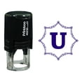 thumbnail image 1 of Printtoo Octagon Celtic Swirl Frame Alphabet U Monogram Self Inking Rubber Stamp Office Stationary, 1 of 7