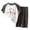 A-Light Gray, variant on NIEWTR Toddler Girls Boys 2Pcs Summer Outfit Short Sleeve Tee & Pull-on Shorts Soft Breathable Pajamas Set for 2T 3T 4T Daily Loungewear(A-Light Green,3-4 Years)