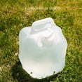 thumbnail image 3 of Bolsa de contenedor de agua plegable, recipiente de almacenamiento de plástico transparente sin BPA para de camping, botella de agua plegable, Soledad Contenedor de jarra de cuenca plegable, 3 of 5