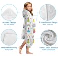 thumbnail image 7 of Colorful Princess Castle Pattern Hooded Bath Towel，50"x30" for Ages 3 To 12 Kids, Quick Dry Lightweight Soft Microfiber Hood Beach Towel Cover Up for Kids, 7 of 7