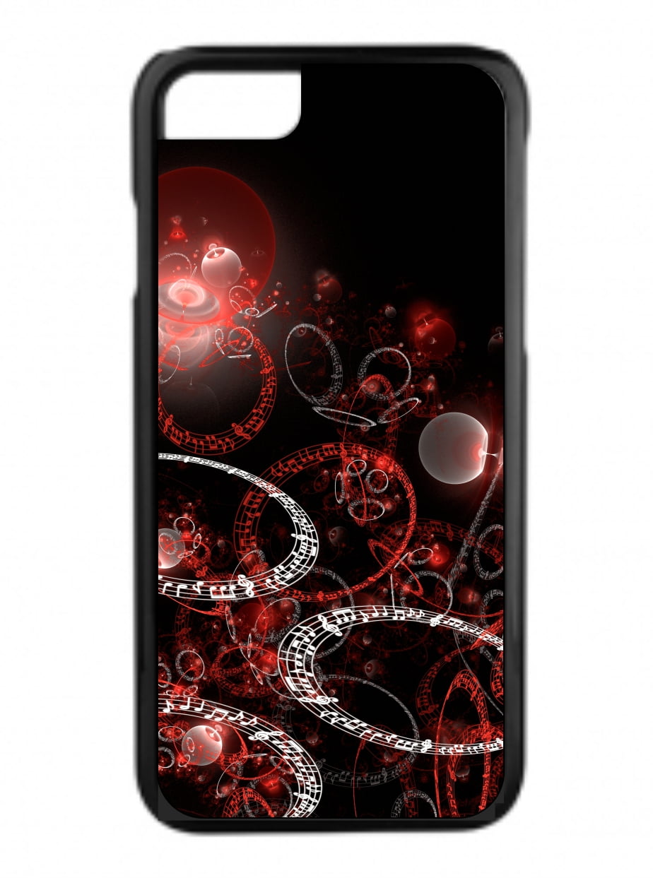 Disco Music Notes Abstract Design Black Rubber Case For The Apple Iphone 6 Plus Iphone 6s Plus Apple Iphone 6 Plus Accessories Iphone 6s Plus Accessories Walmart Com