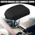 thumbnail image 2 of Center Console Seat Armrest Cover Car Inner for Ford Escape 2017-2019 Neoprene Fabric Black, 2 of 6