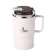 thumbnail image 2 of Taza térmica de acero inoxidable 304 con doble pared y asa | Taza de viaje antigoteo de 550 ml para café, agua y bebidas | Incluye pajita y cuchara plegable, 2 of 6