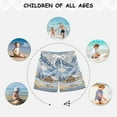 thumbnail image 6 of FORMRS Boys Swim Trunks Quick Dry Mesh Liner Boardshorts Sizes XS-XL, Winter Mountain, 6 of 7