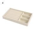 thumbnail image 2 of Stackable Jewelry Organizer Trays Drawer Inserts ,Velvet Earring Display Trays, Box Ring Holder Necklace Case, Storage for Bracelet Brooch Watch, 2 of 2