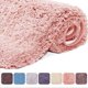 thumbnail image 2 of Alfombra de baño espesar alfombras de baño antideslizantes peludas con microfibra suave absorbente de agua para baño ducha bañera dormitorio 60*90 cm rosa Sincero Hogar, 2 of 7