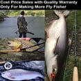 thumbnail image 6 of M MAXIMUMCATCH Maxcatch Extreme Fishing Combo Kit 3/5/6/8 Weight, Starter Rod and Reel Outfit, with a Protective Travel Case (5wt 9?0? 4pc Rod,5/6 Reel), 6 of 8