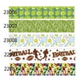thumbnail image 2 of 10Yards Tennis Sport Ribbons Printed Cartoon Grosgrain Ribbon for DIY Craft Materials Hairbows Decoration Jiayi, 2 of 7