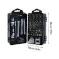 thumbnail image 3 of Precision Screwdriver Set 115 in 1 Multifunctional Repair Tool Kit Magnetic Bits for Smartphone Laptop Tablet and Electronic Device Maintenance, 3 of 6