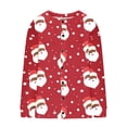 thumbnail image 3 of Cárdigan informal de punto con estampado navideño para mujer, chaqueta con botones y abrigo para mujer, 3 of 4