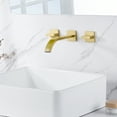 thumbnail image 6 of sumerain Gold Bathroom Faucet Wall Mount Bathroom Sink Faucet with Rough in Valve, 6 of 8