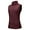 Wine Red, variant on Off Road Ventures Womens Fleece Vests Outerwear Lightweight Sleeveless Hiking Vest With Zip Pockets