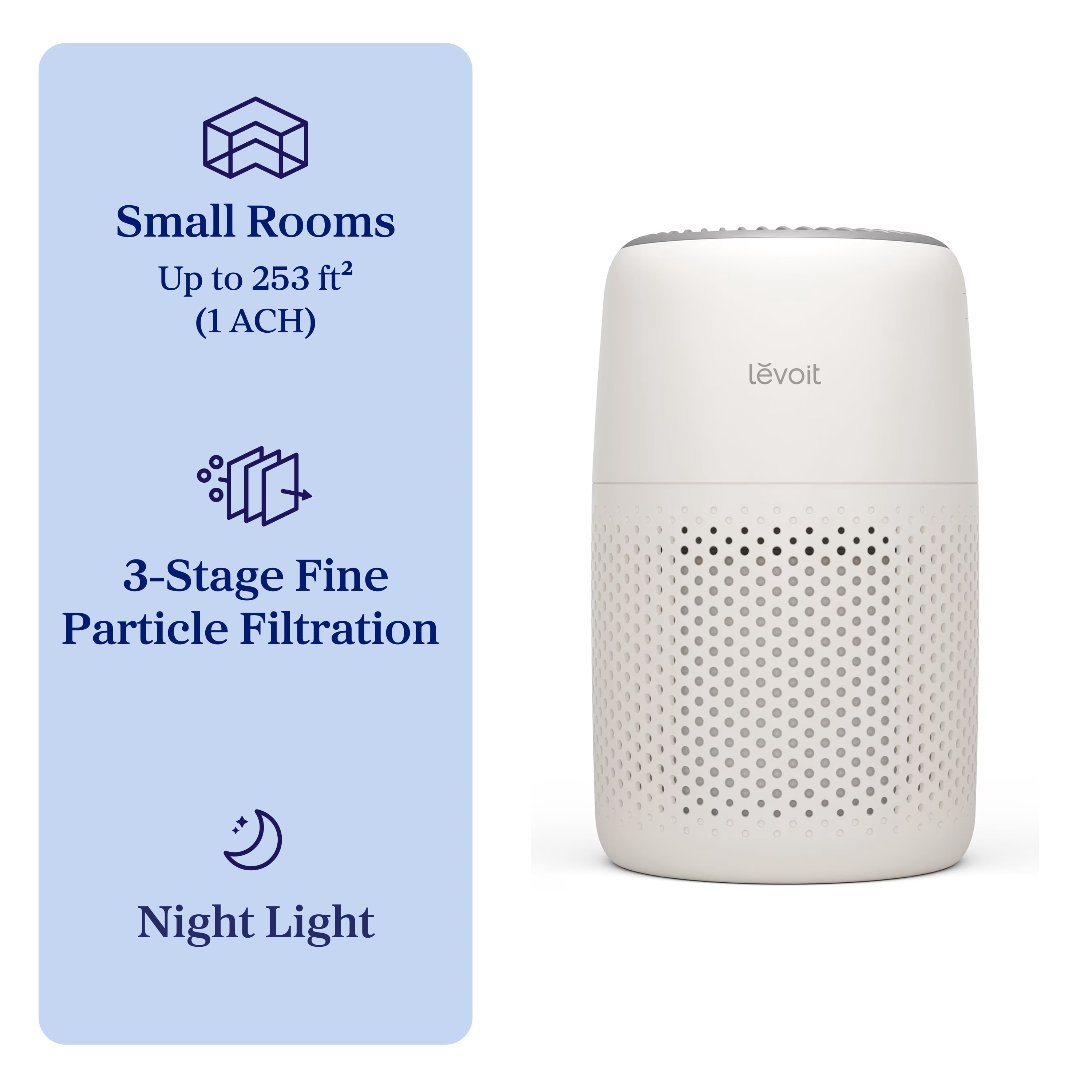 Holmes True HEPA UV Purifier, Medium Room Oscillating Cleaner