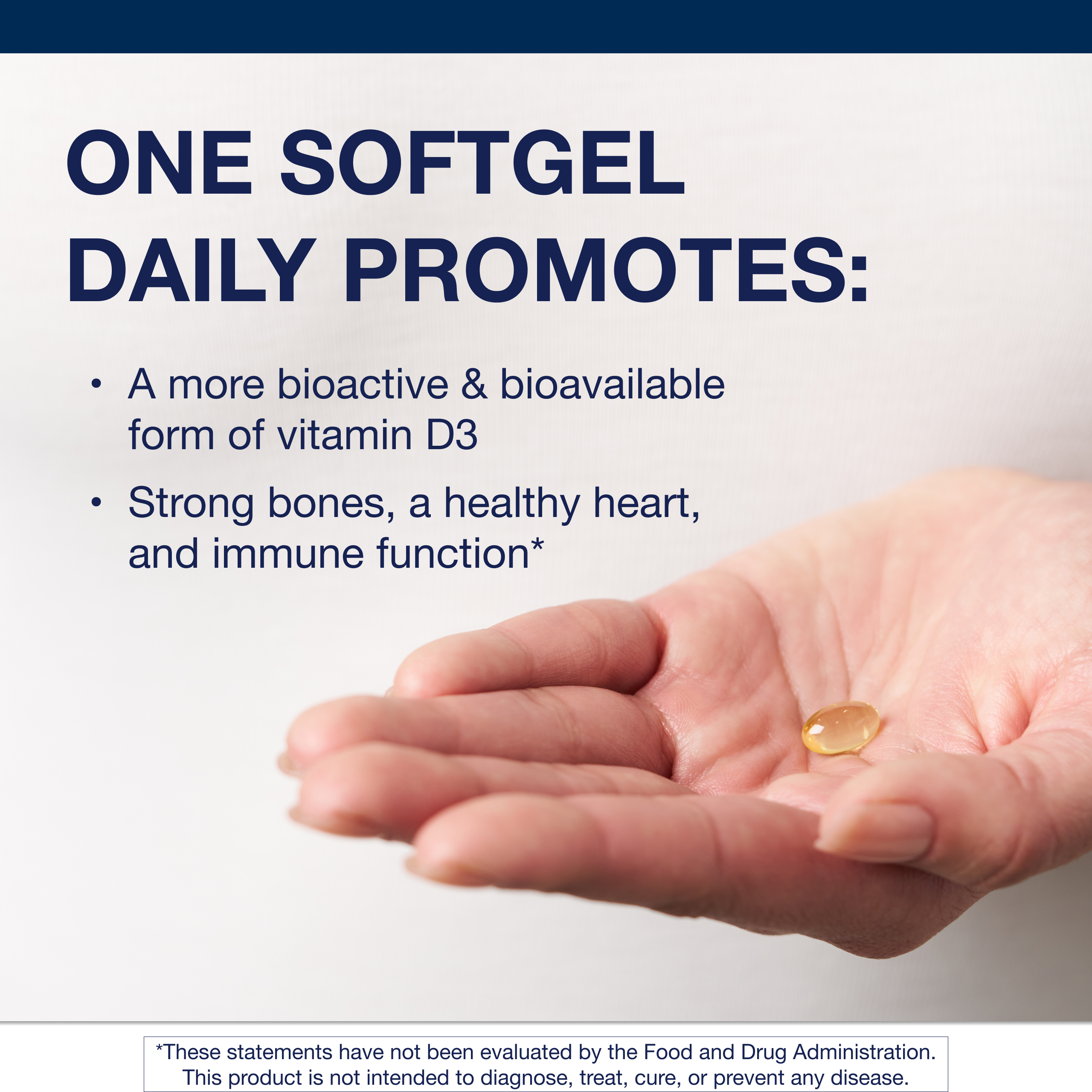Metagenics Vitamin D3 5000 - for Immune Support, Bone Health & Heart Health* - High Potency Vitamin D - Non-GMO - Gluten-Free - 120 Softgels