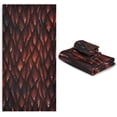 thumbnail image 6 of Coolnut 3 PCS Towel Red Dragon Scales Cotton Bath Towel Set (1 Bath Towel, 1 Hand Towel, 1 Washcloth) for Bathroom, Super Soft and Quick Dry Towels, 6 of 6