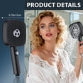thumbnail image 3 of FEELSO Shower Head with Handheld, 4 Spray Mode High Pressure Showerhead with Hose 59" Stainless Steel for Bathroom Tub, Black, 3 of 11