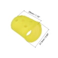 thumbnail image 2 of Protector de punta de dedo antideslizante Uxcell, paquete de 10, guardia de dedo de silicona de 29 mm, amarillo, 2 of 6