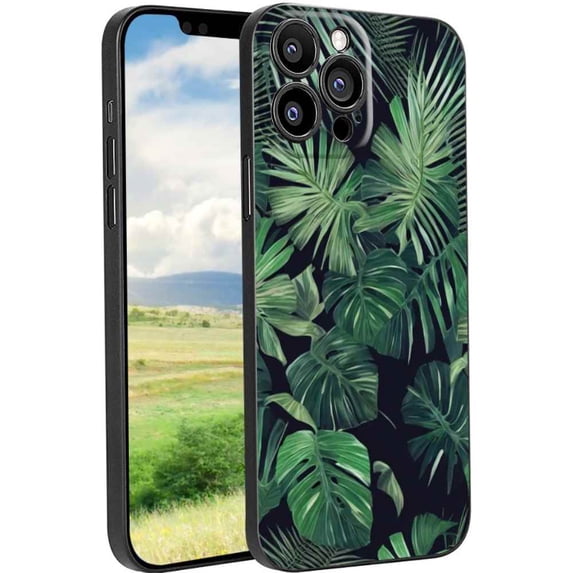 Tropical-364 Phone Case, Degined for iPhone 13 Pro Case Men Women, Flexible Silicone Shockproof Case for iPhone 13 Pro
