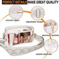 thumbnail image 4 of Women Crossbody Bag Clear Purse Transparent Shoulder Bags Stadium Approved, 4 of 9