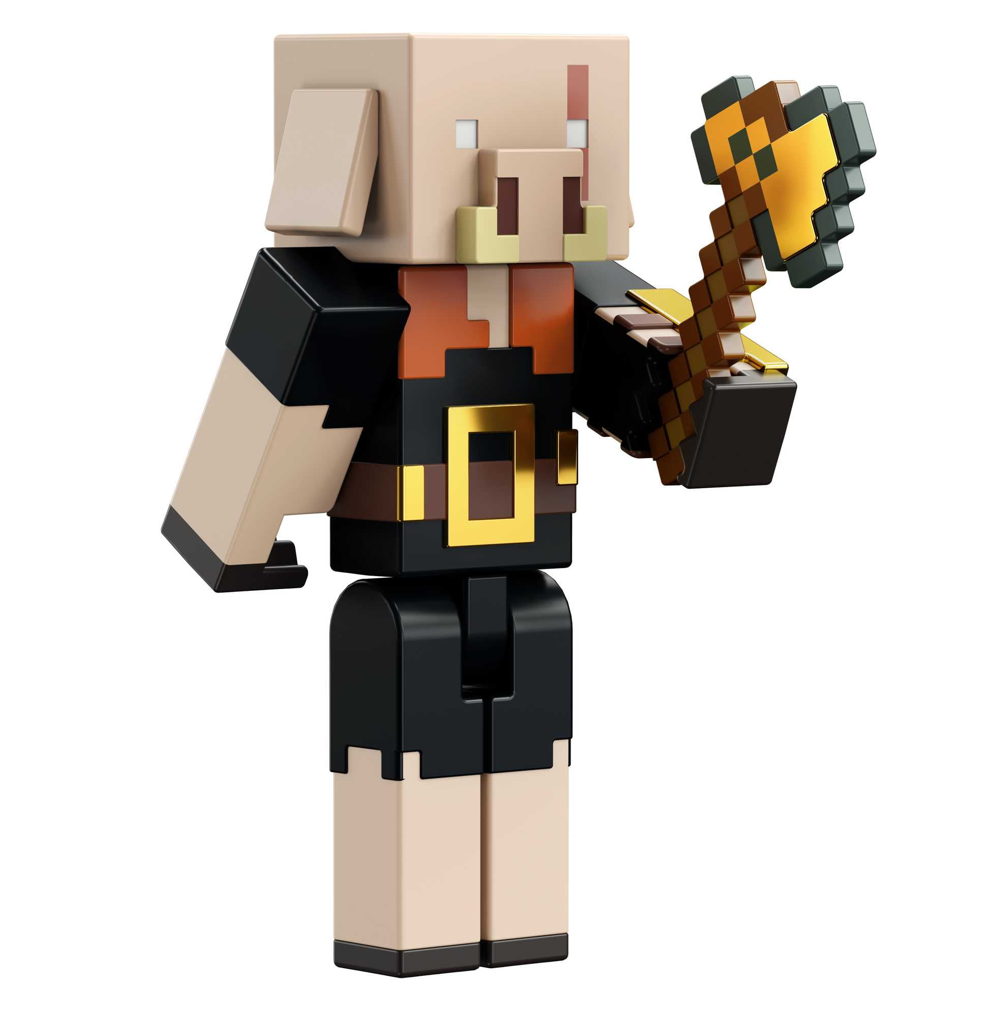 Minecraft Craft-A-Block Assortment Figures, Authentic Character Based on the Video Game