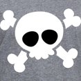 thumbnail image 3 of CafePress - Skull Halloween Matching Couples Women's V Neck Da - Women's V-Neck Dark T-Shirt, 3 of 4