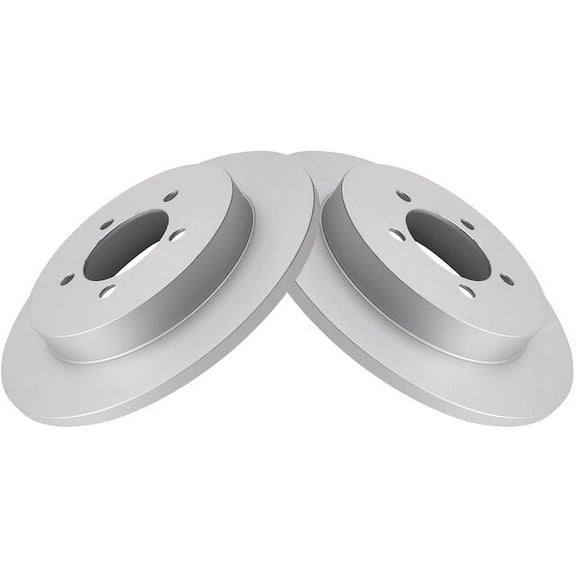 Rear Brake Rotor Set 2 Piece - Compatible with 2002 - 2010 Ford Explorer 4-Door 2003 2004 2005 2006 2007 2008 2009