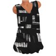 thumbnail image 3 of Blusa informal sin mangas con cuello en V para mujer, blusa sin mangas, camiseta sin mangas Fridja  gh5690, 3 of 6
