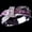 Pink, variant on Electroplated Geometric Metal Ring with Amethyst Accents and Diamond Detailing Individually Packed Ring European American Fashion Jewelry