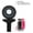 Black, variant on YAHHU Mini Portable Manual Label Maker DIY 3D Embossing Label Writer Printer Typewriter with Plastic PVC 9mm Label Tapes Lettering Machine Compact Handheld Design Pink