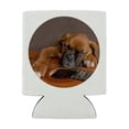 thumbnail image 2 of Boxer Puppy Dog Sleeping on Guitar Can Cooler - Drink Sleeve Hugger Collapsible Insulator - Beverage Insulated Holder, 2 of 4