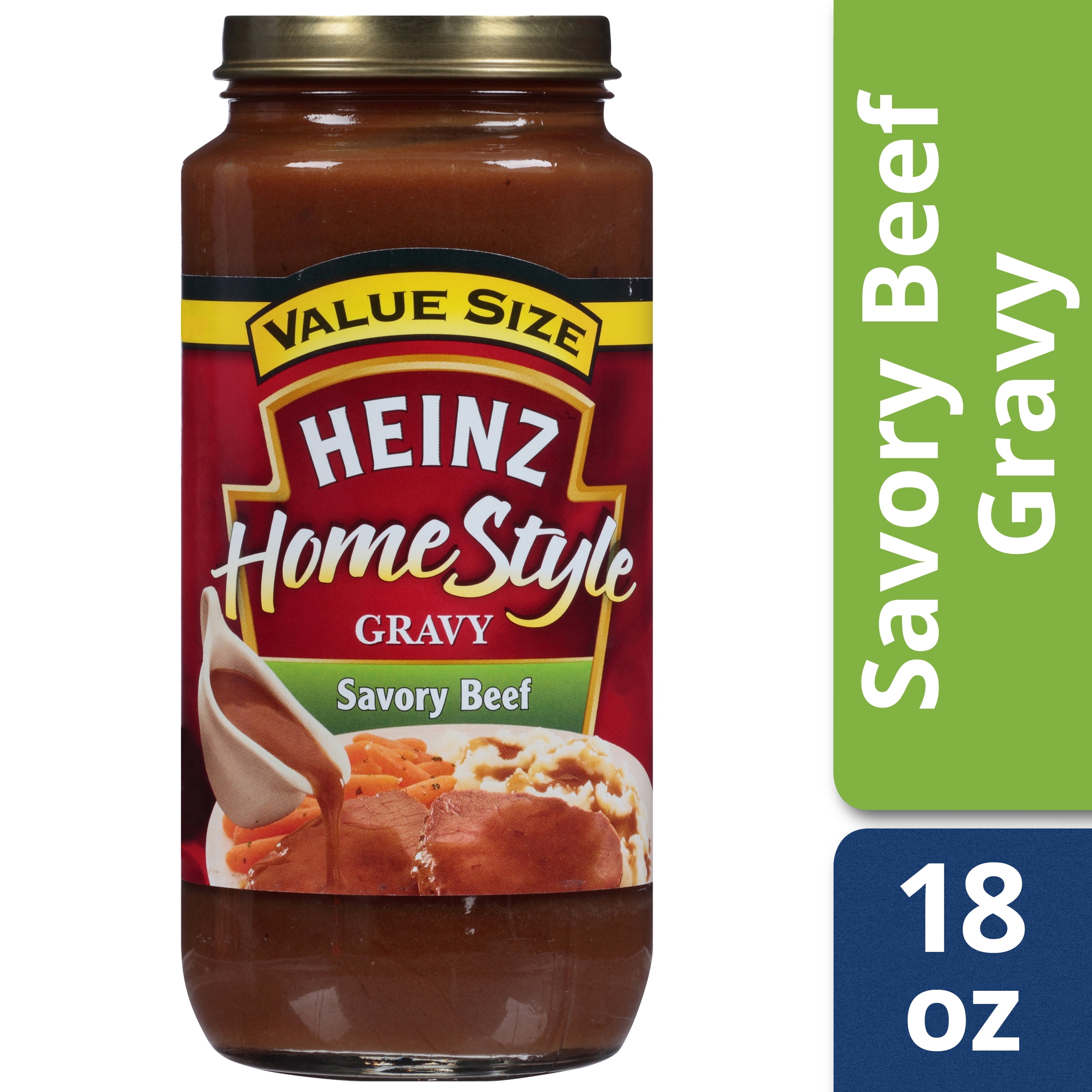 Heinz HomeStyle Savory Beef Gravy, 18 oz Jar