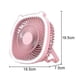 thumbnail image 2 of 40*120 pink marble Ventilador de camping recargable con linterna LED - Ventilador portátil para tienda de campaña al aire libre, 2 of 5