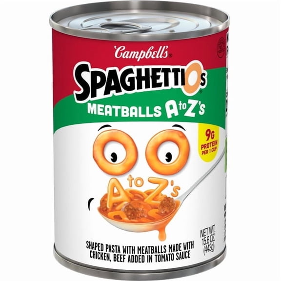 SpaghettiOs® A to Z's Canned Pasta with Meatballs