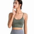 thumbnail image 3 of SDJMa Wireless Tank Top Bra Woman Bras With String Quick Dry Shockproof Running Fitness Large Size Underwear, 3 of 9
