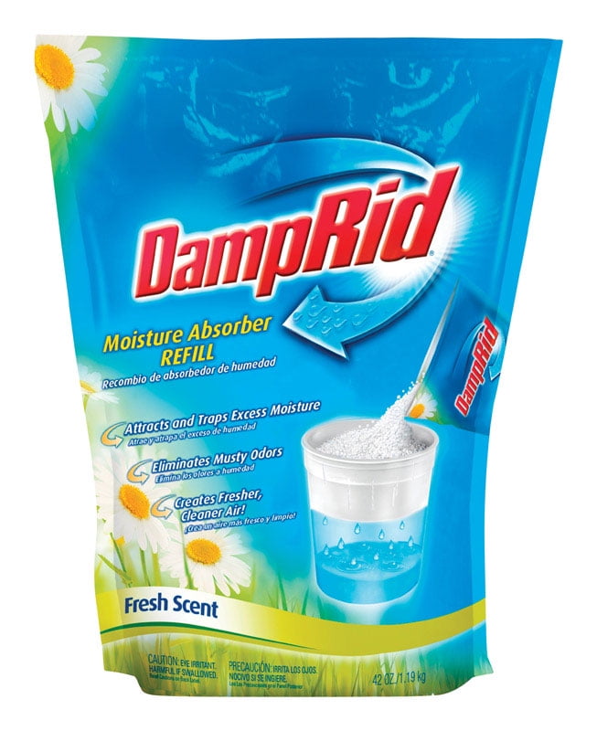DampRid Moisture Absorber Refill Bag, 42 oz., Fresh Scent