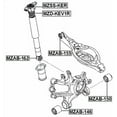 thumbnail image 2 of Febest REAR SHOCK ABSORBER JOUNCE BUMPER # MZD-KEV2R OEM GHK5-28-910E, 2 of 2